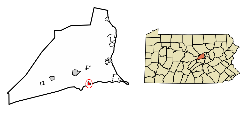 Locator map of New Berlin
