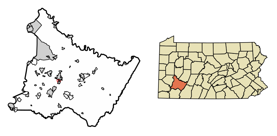 Locator map of Southwest Greensburg