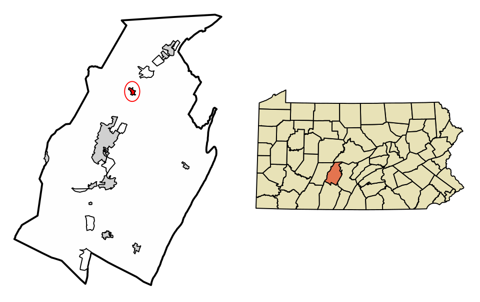 Locator map of Bellwood