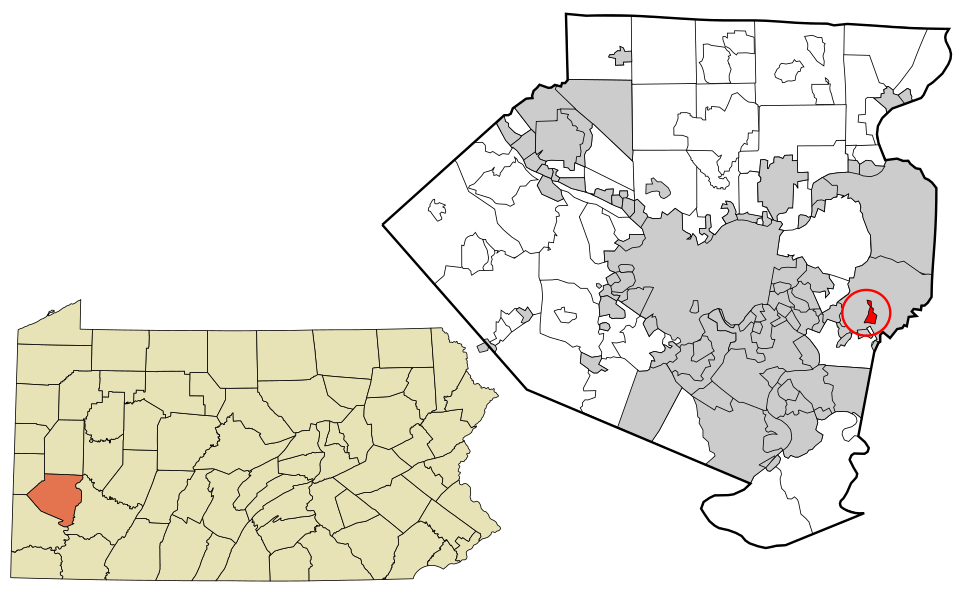 Locator map of Pitcairn