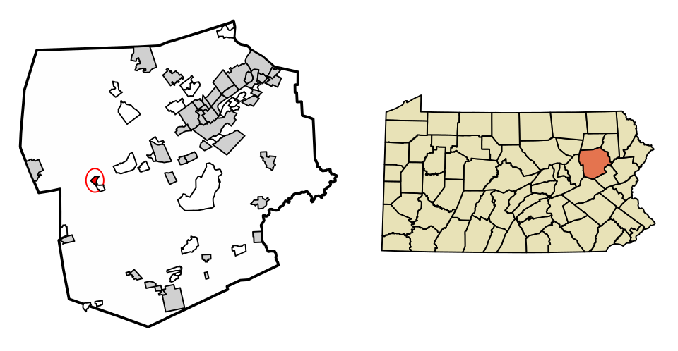 Locator map of Shickshinny