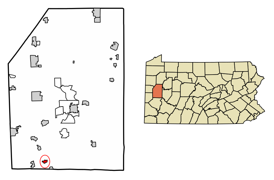 Locator map of Mars