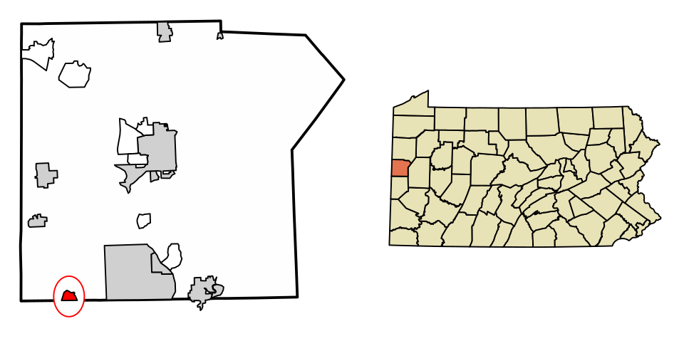 Locator map of Enon Valley