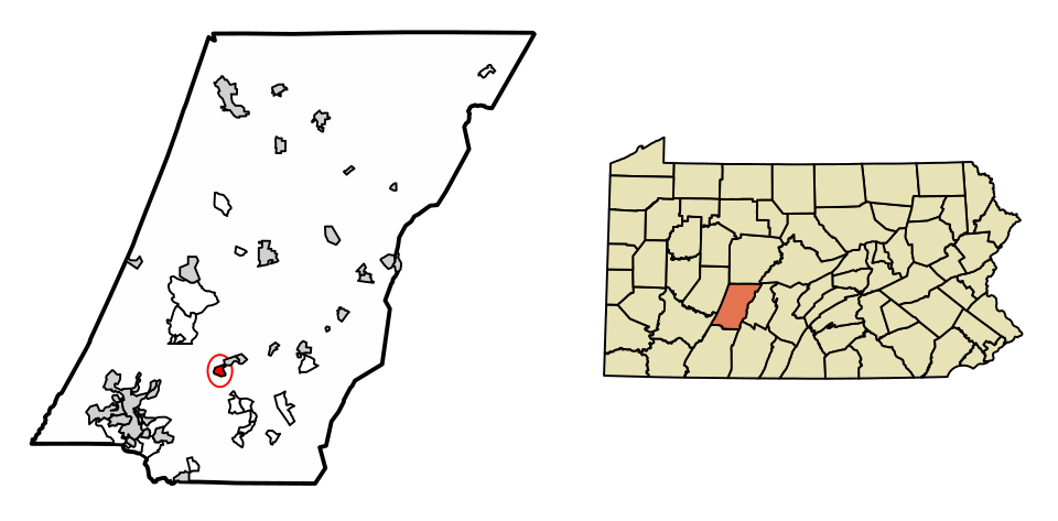 Locator map of South Fork