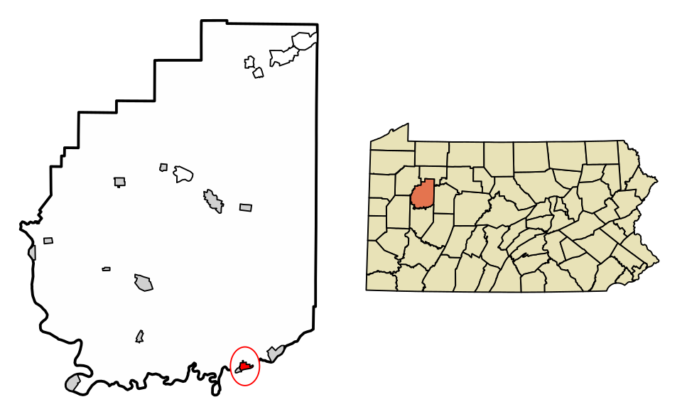 Locator map of New Bethlehem