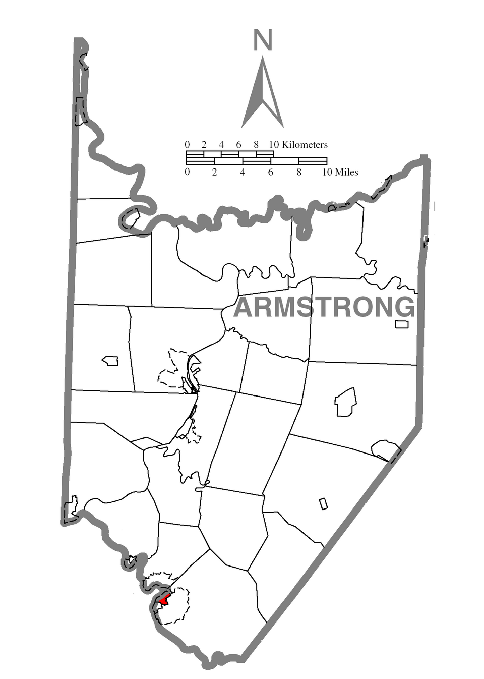 Locator map of North Apollo