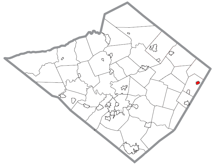 Locator map of Bally