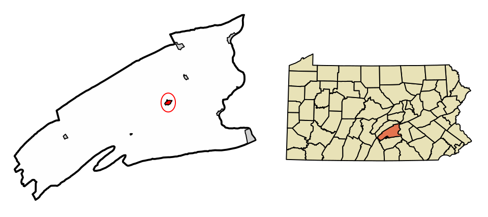 Locator map of Bloomfield