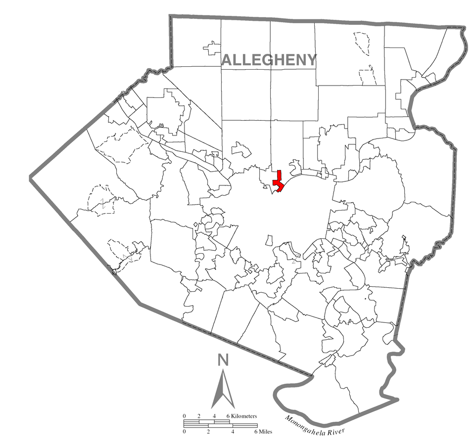 Map of Millvale