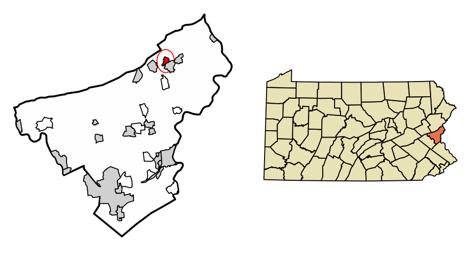 Locator map of Roseto