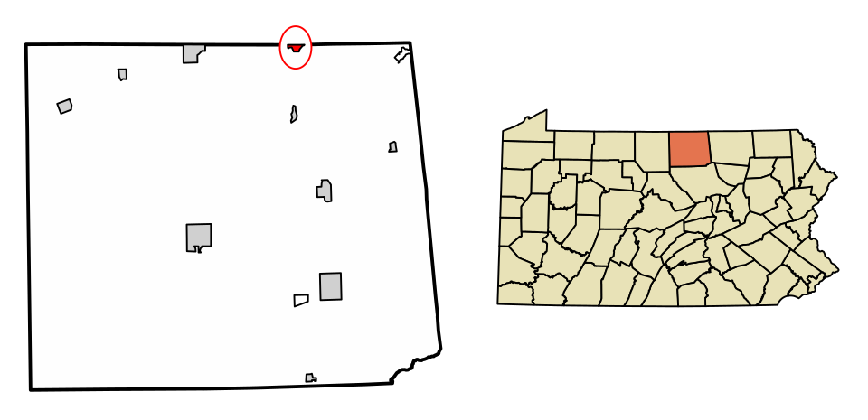 Locator map of Lawrenceville