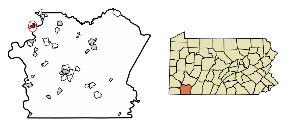 Locator map of Newell