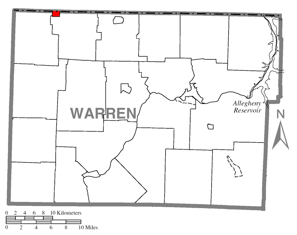 Locator map of Bear Lake