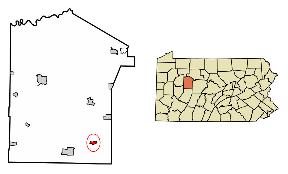 Locator map of Big Run
