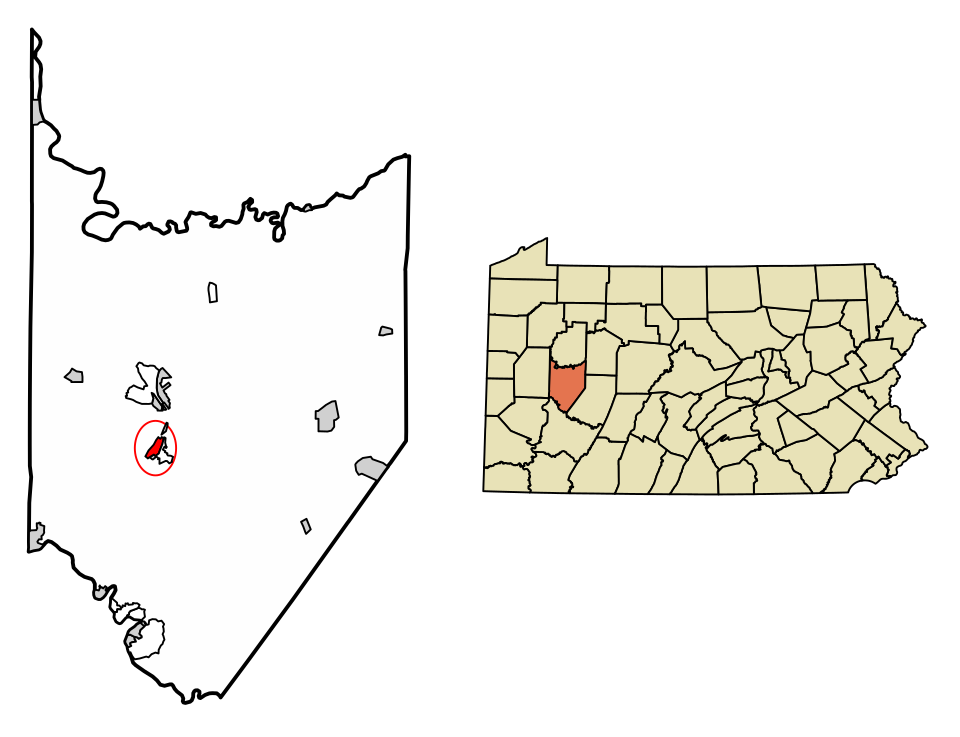 Locator map of Ford