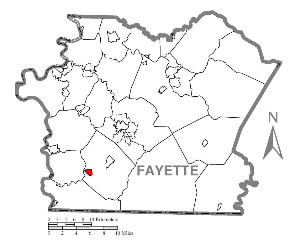 Locator map of Smithfield