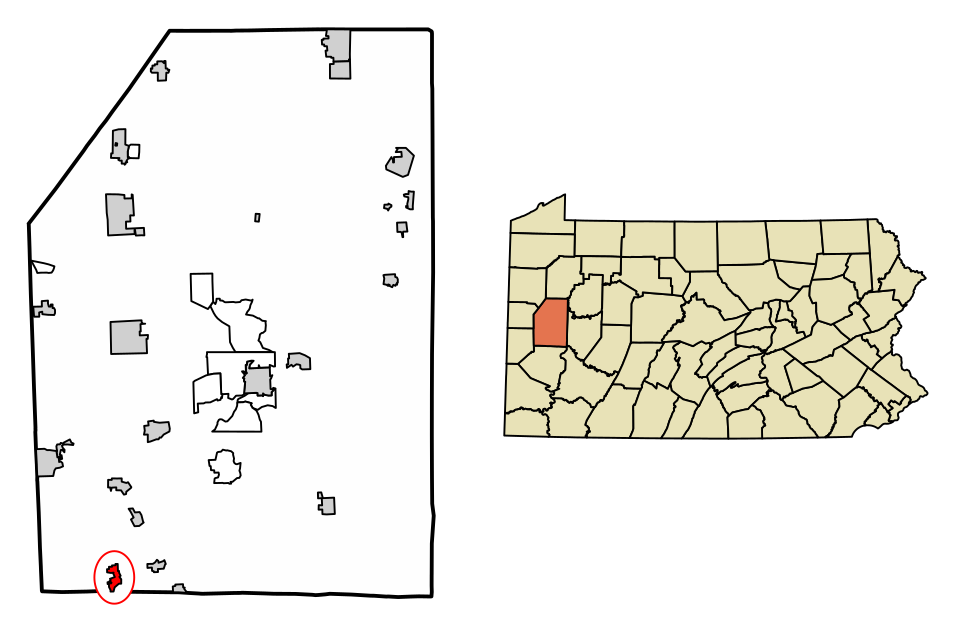 Locator map of Seven Fields