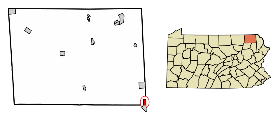 Locator map of Forest