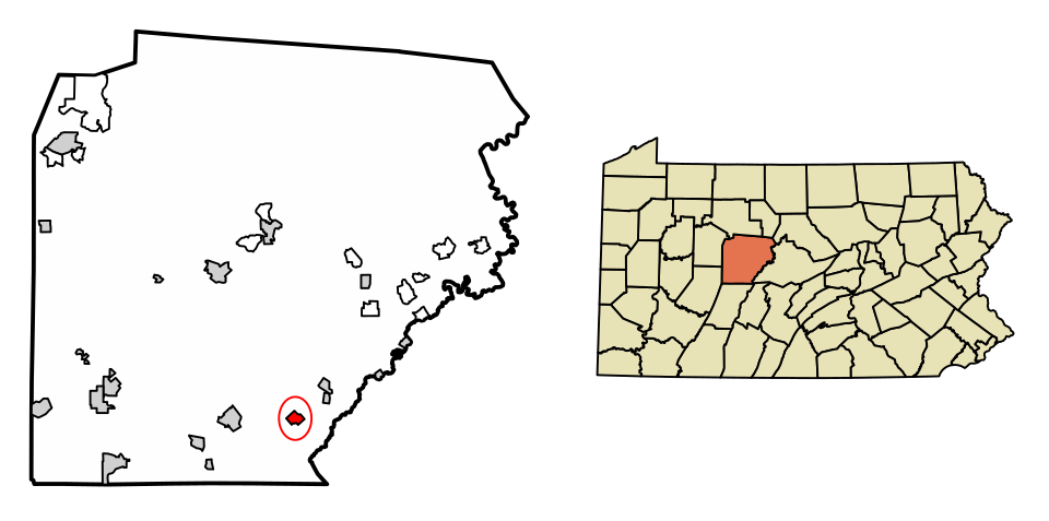Locator map of Ramey