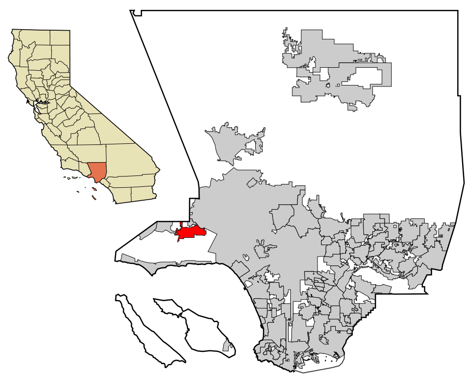 Locator map of Calabasas