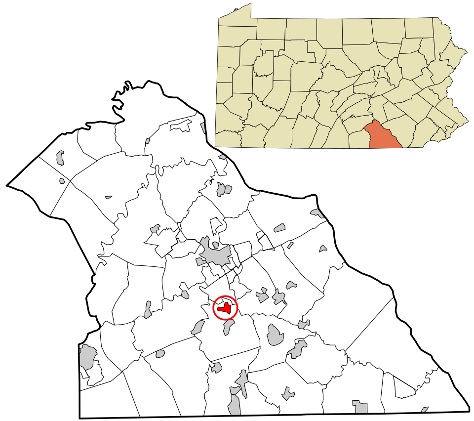 Locator map of Jacobus