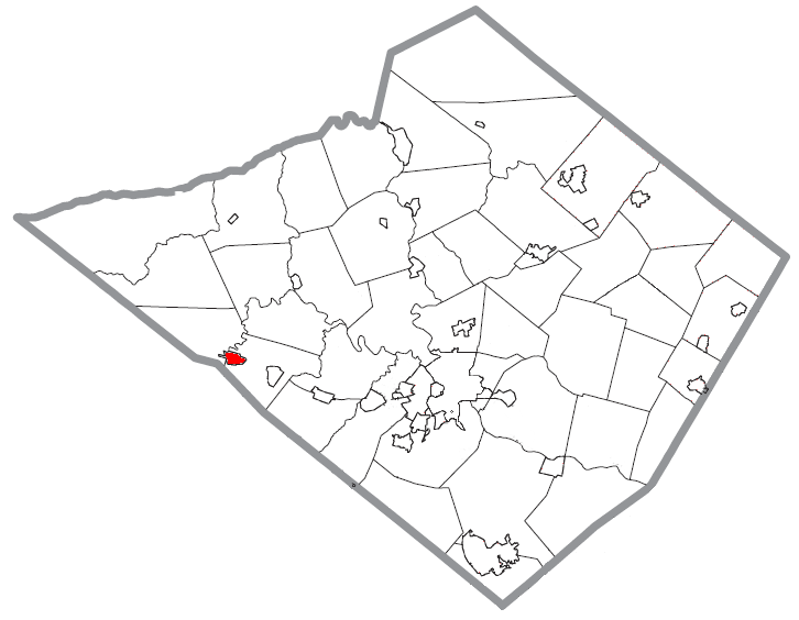 Map of Womelsdorf