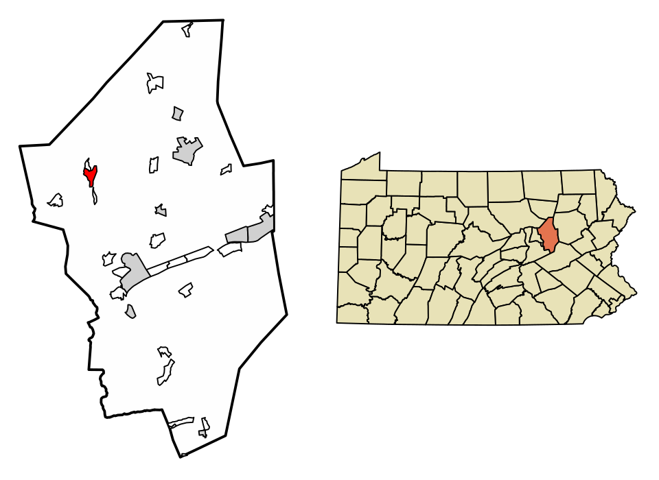 Locator map of Millville
