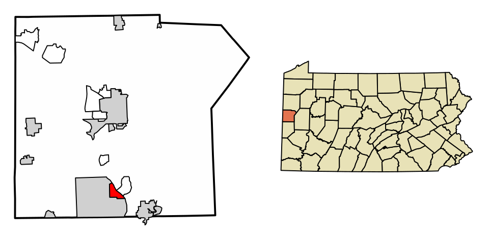 Locator map of Wampum