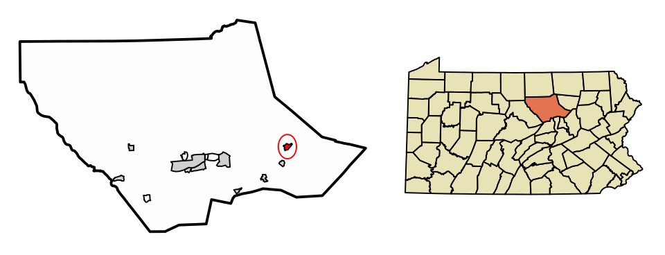 Locator map of Picture Rocks