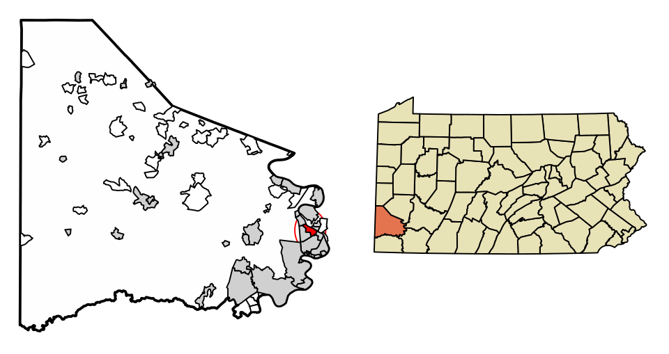Locator map of Speers