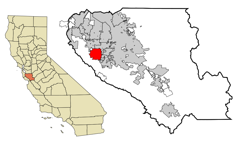 Map of Saratoga