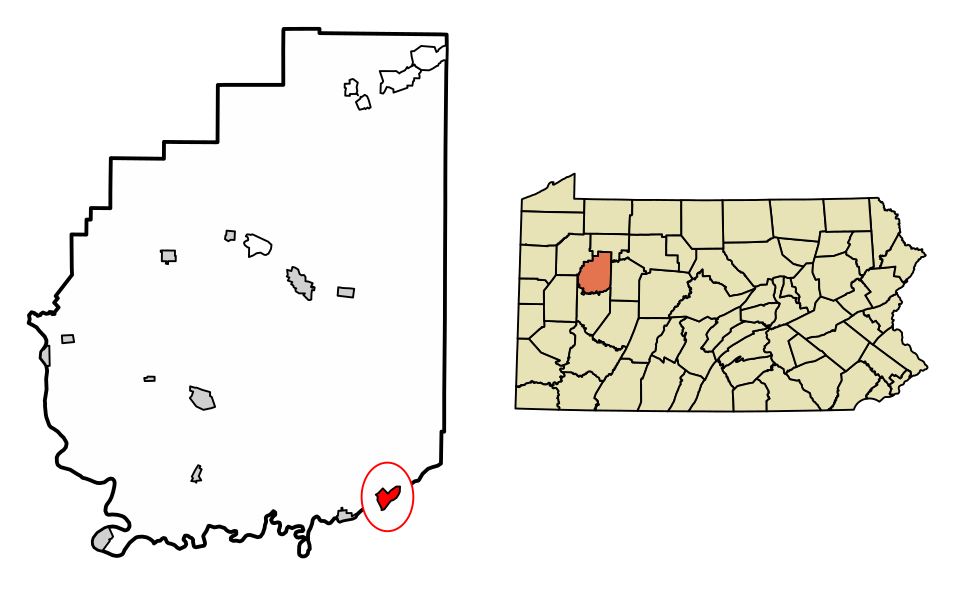 Locator map of Hawthorn