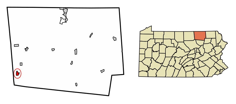 Locator map of Canton