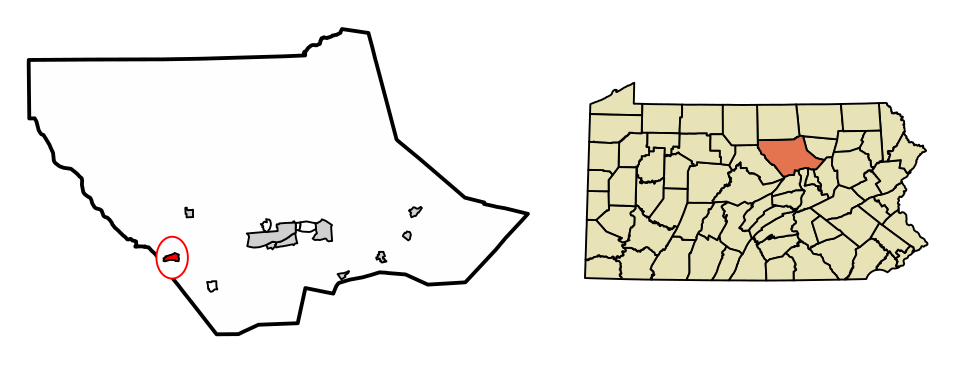 Locator map of Jersey Shore