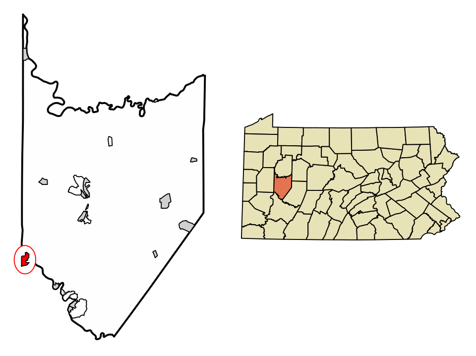 Locator map of Freeport