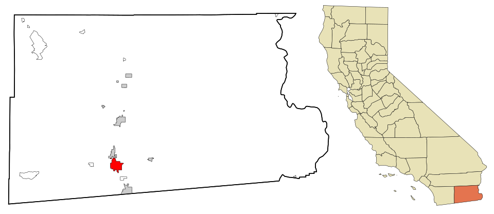 Map of El Centro