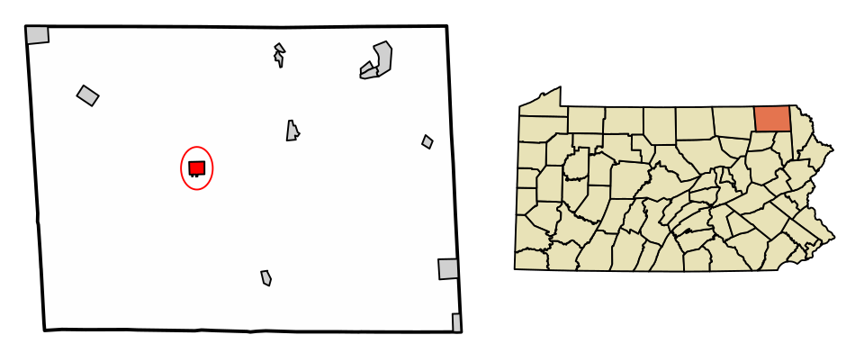 Locator map of Montrose