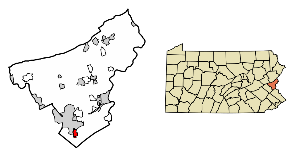 Map of Hellertown