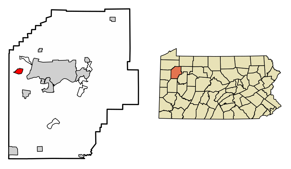 Locator map of Utica