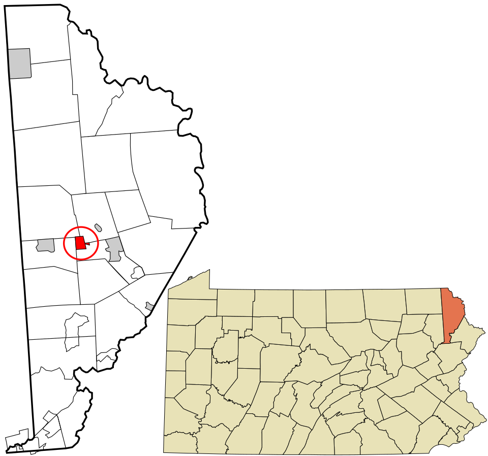 Locator map of Prompton