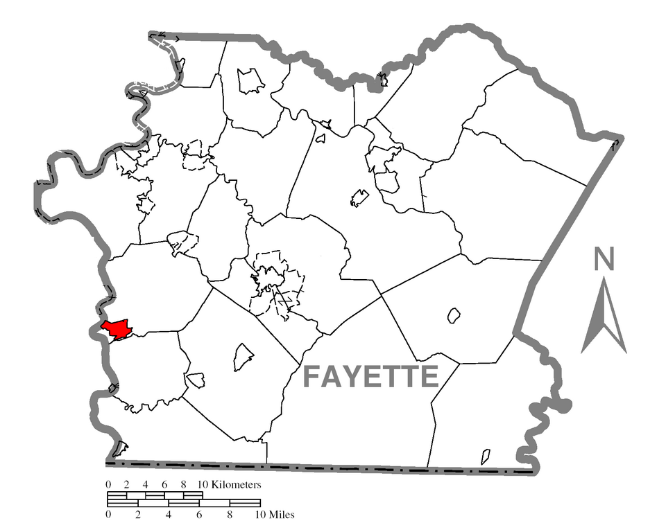 Map of Masontown