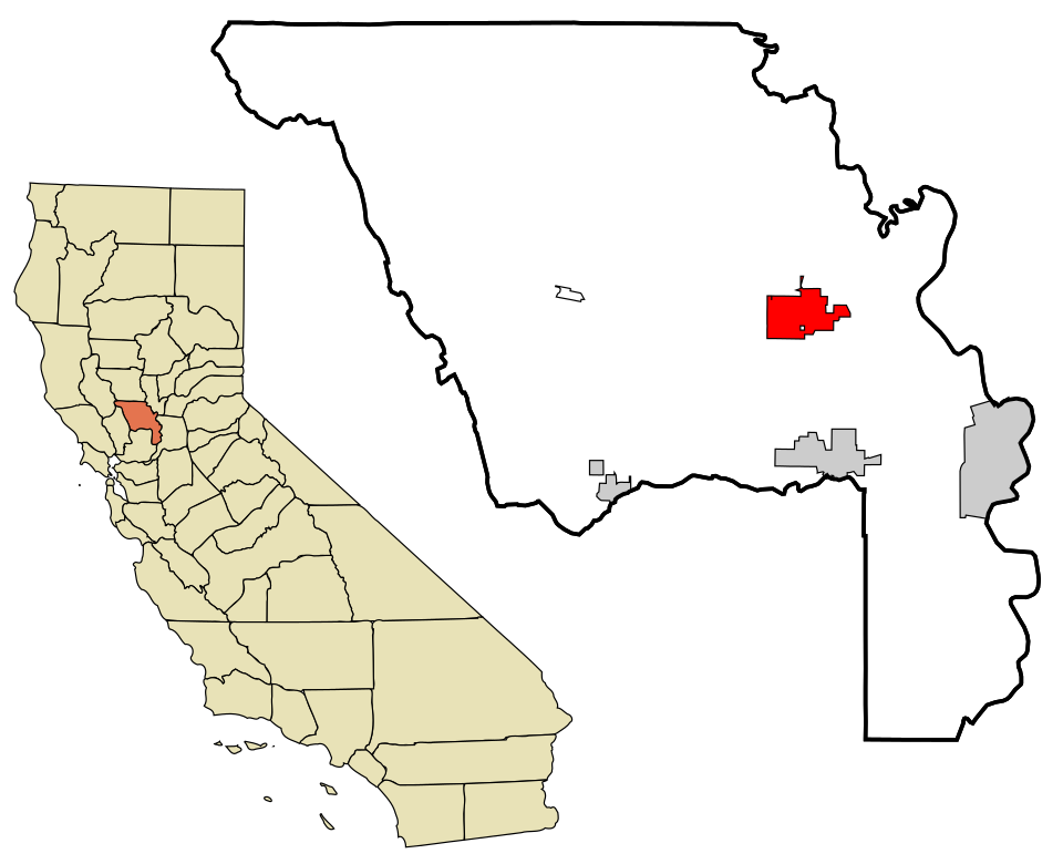 Locator map of Woodland