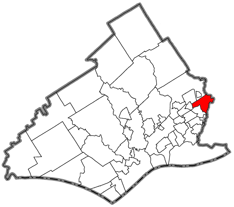 Map of Yeadon