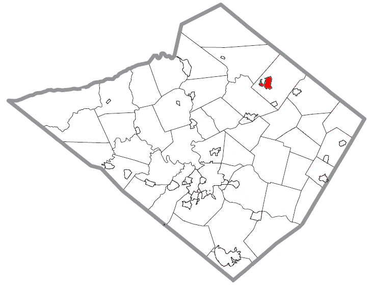 Map of Kutztown