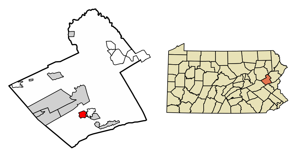 Map of Lehighton