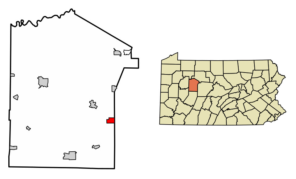 Locator map of Sykesville