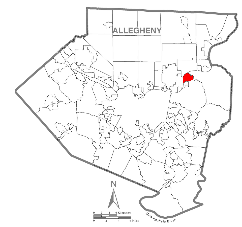 Map of Oakmont