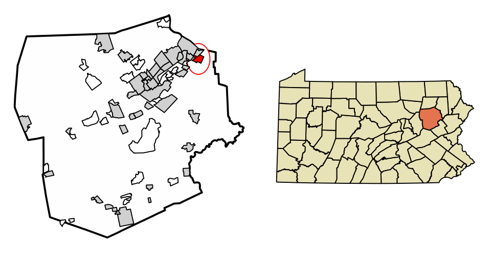 Locator map of Dupont