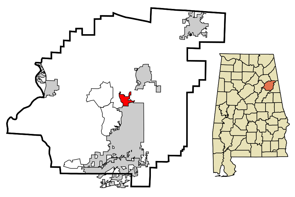 Map of Weaver