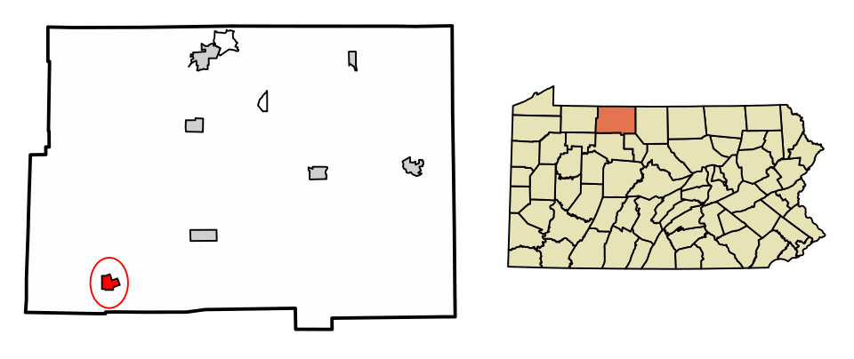 Locator map of Kane